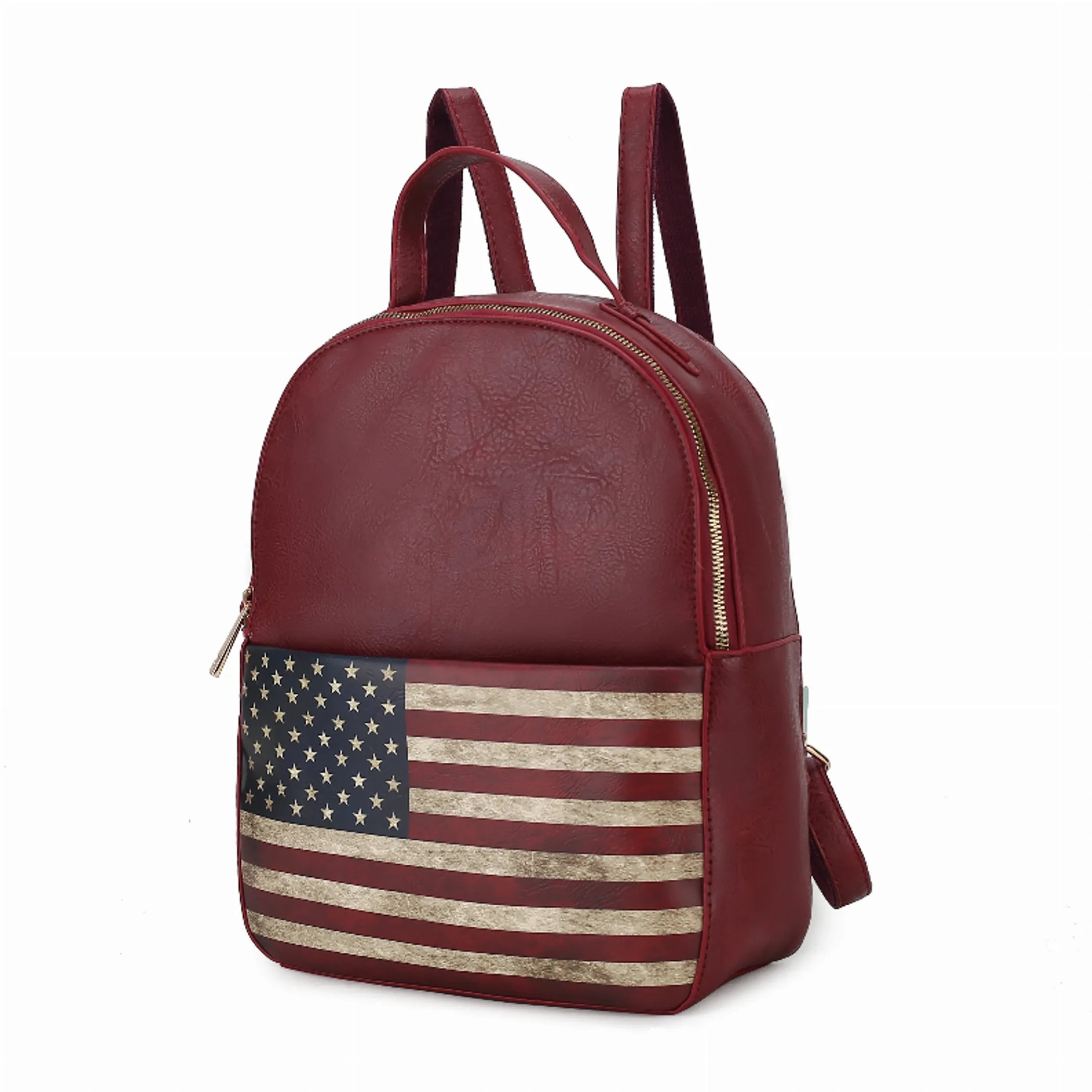 Briella Vegan Leather Women's FLAG Backpack