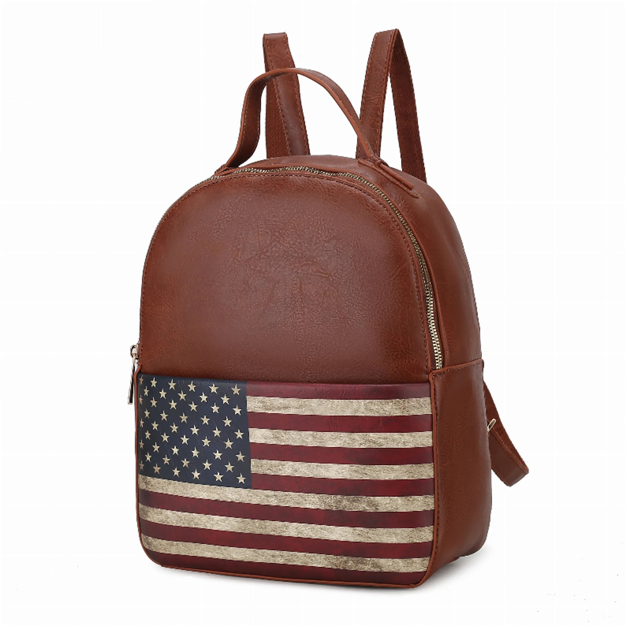 Briella Vegan Leather Women's FLAG Backpack
