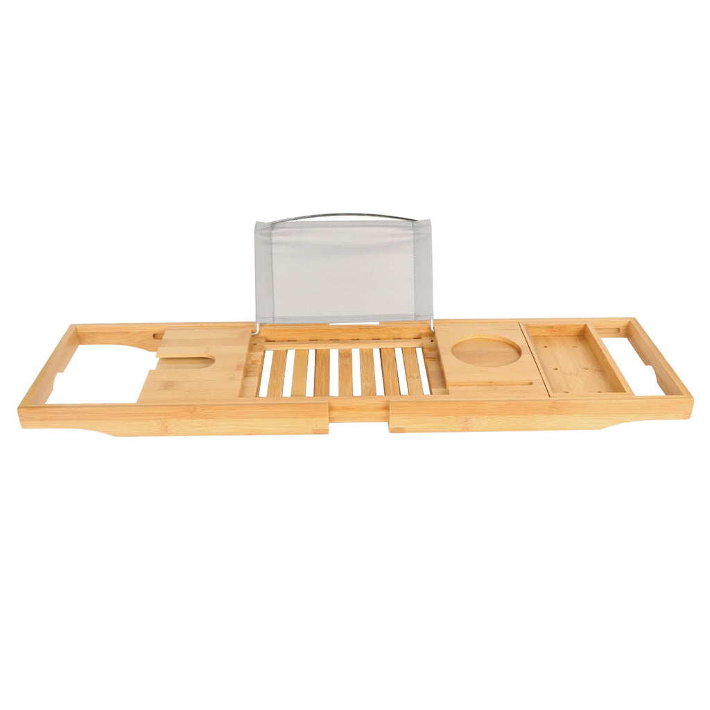 Bathtub Caddy Tray Crafted Bamboo