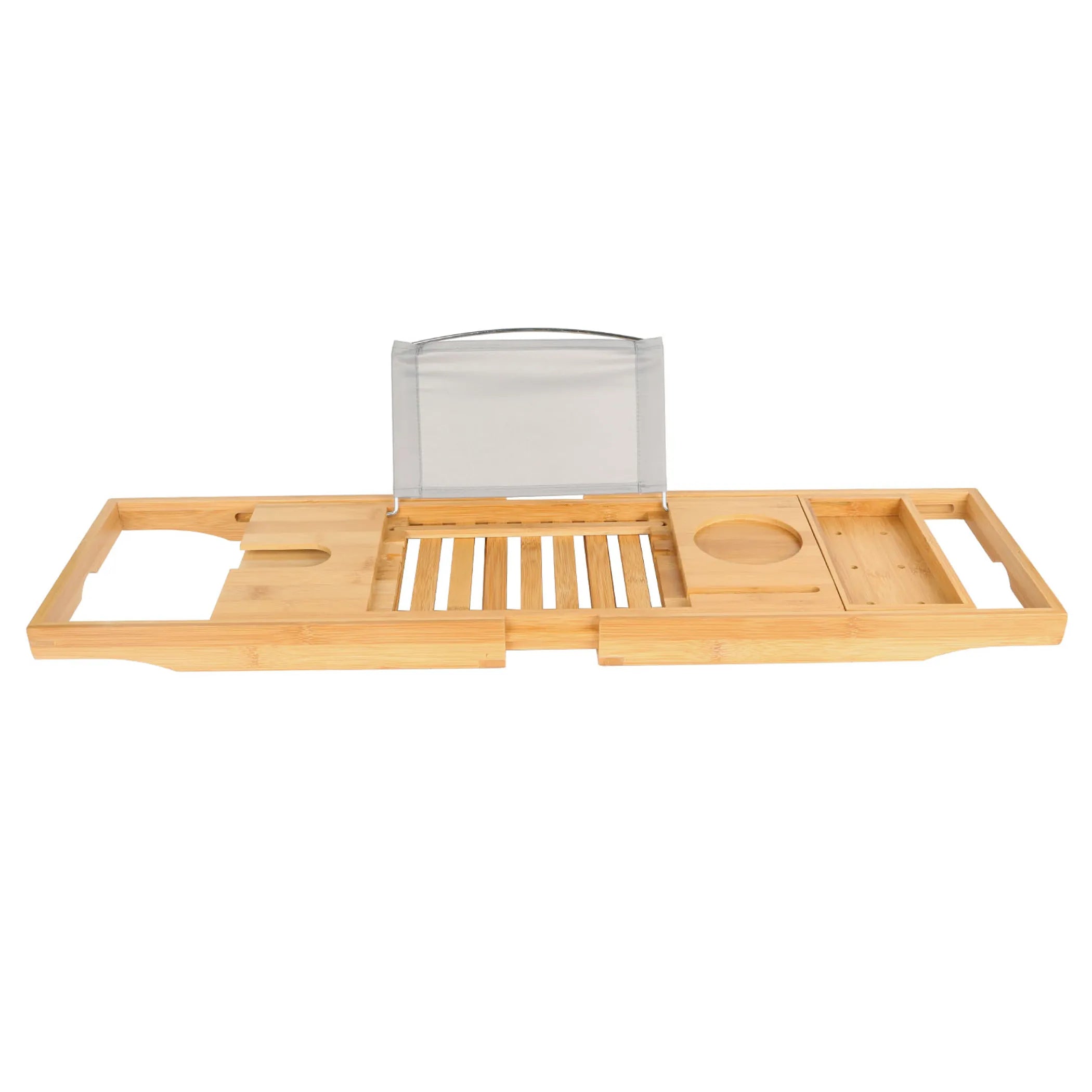 Bathtub Caddy Tray Crafted Bamboo