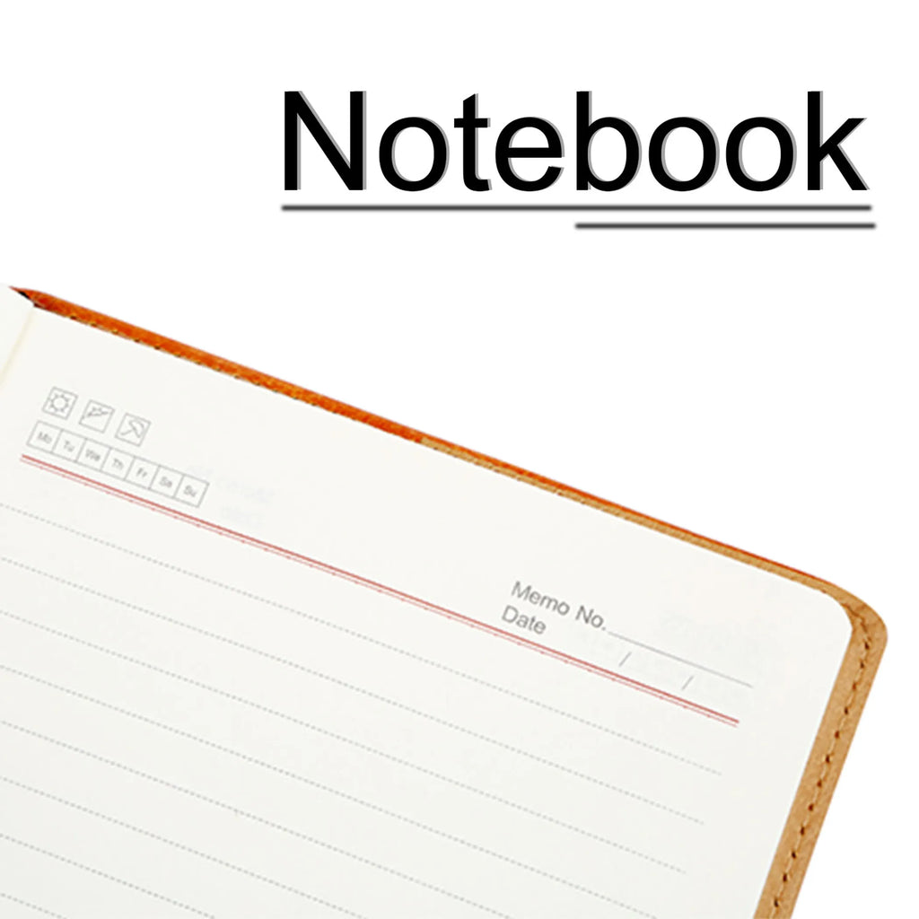 PU Leather Cover Notebook Memopad