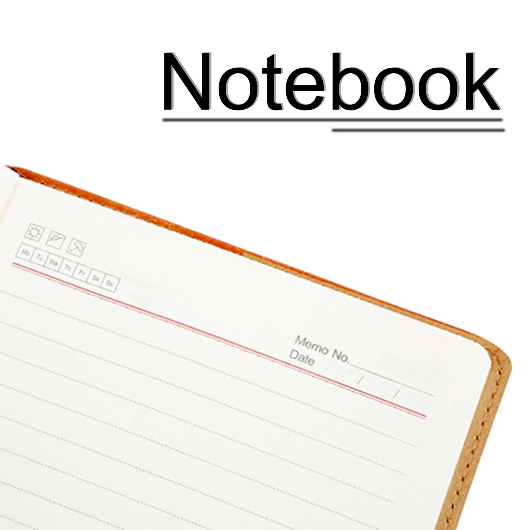 PU Leather Cover Notebook Memopad