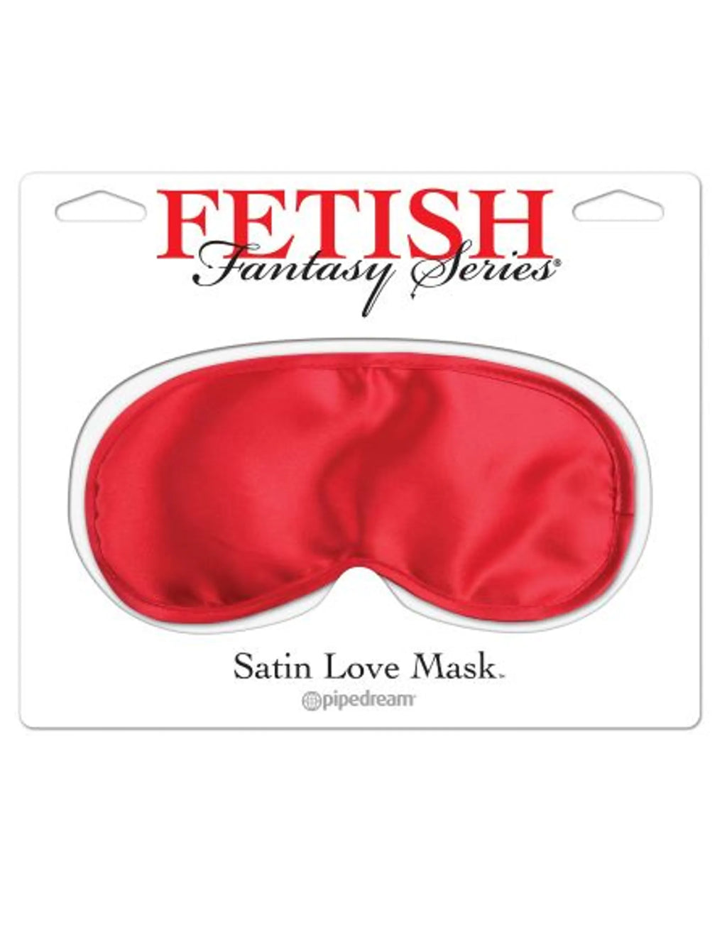 FETISH FANTASY LOVE MASK-RED SATIN