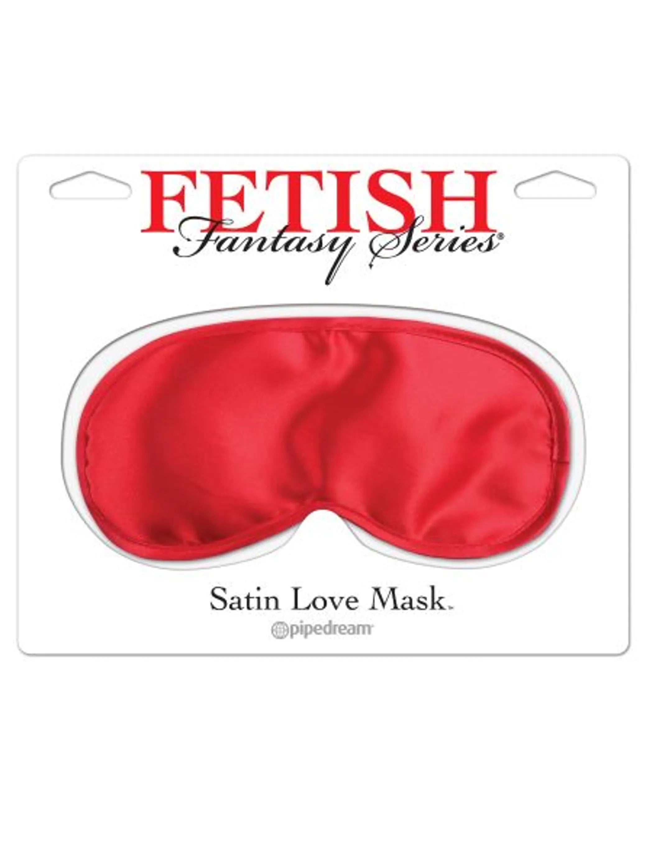 FETISH FANTASY LOVE MASK-RED SATIN
